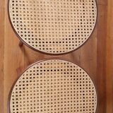 Pair of chairs canned Thonet ZPM Radomsko