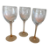 Lot de 2 verres à pied Luminarc , verrerie d'Arques