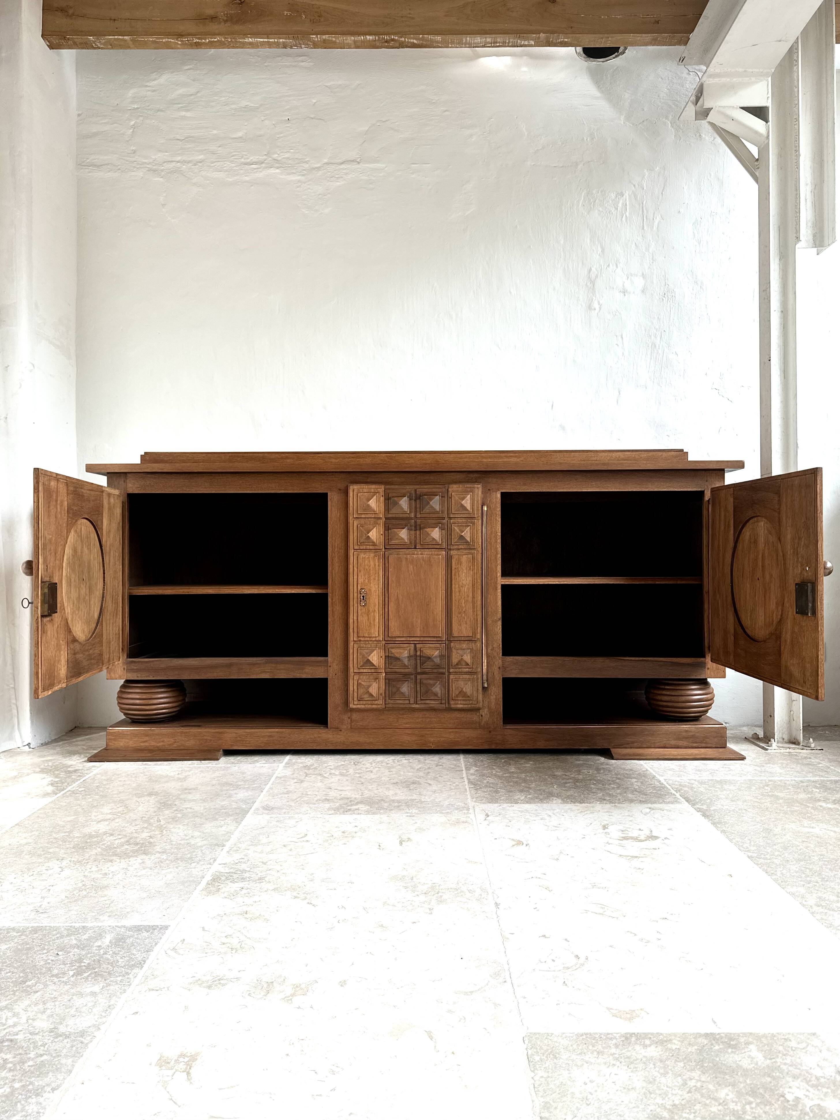 Art deco cabinet by charles dudouyt