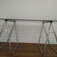 Smoked glass rectangular table
