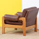 Fauteuil Scandinave Vintage – 80 cm