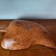 Large brutalist wooden bowl, 65 cm