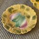 Set of 8 dessert plates in Sarreguemines slip