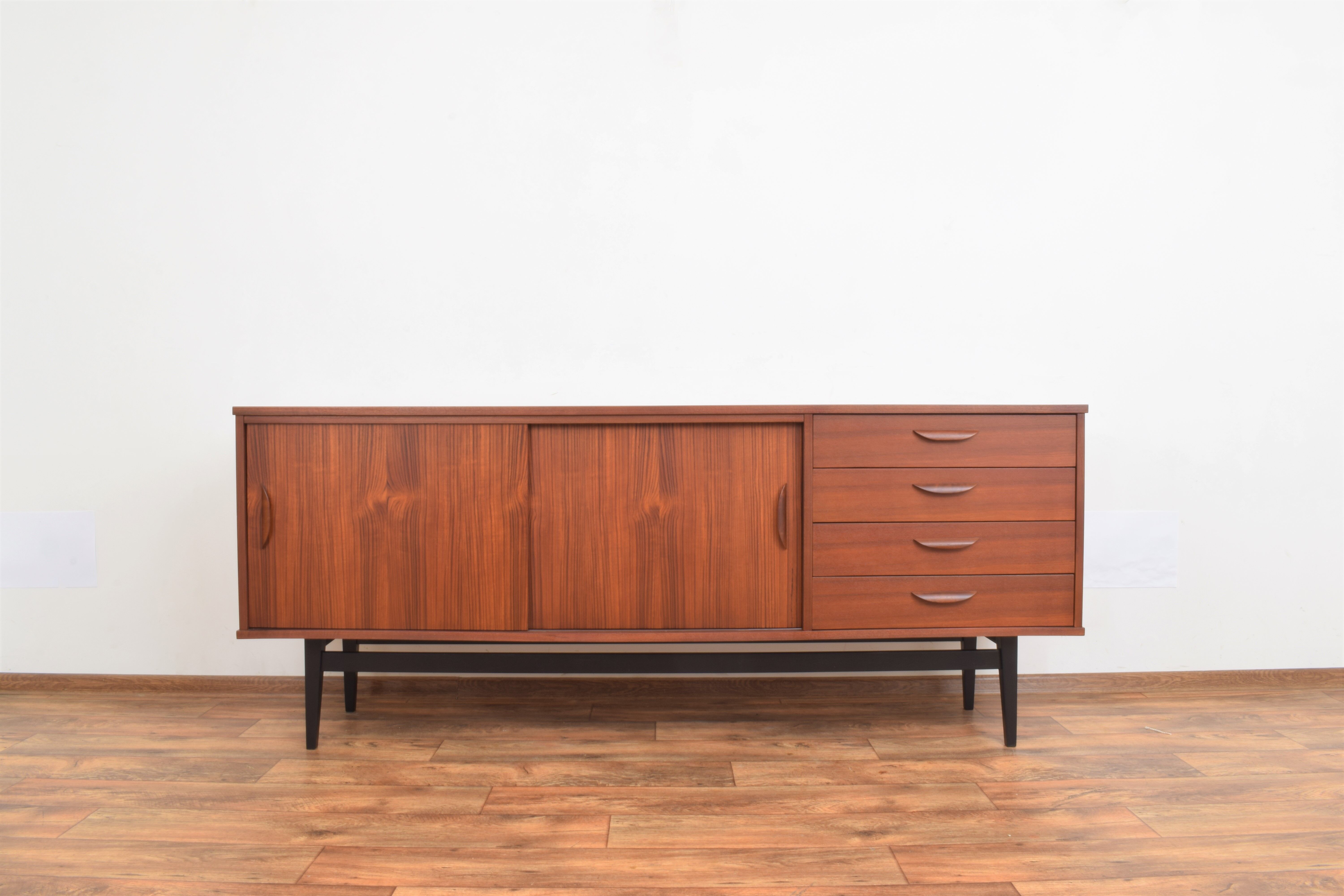 Mid-Century German Teak Sideboard, 1960s.