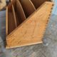 Wooden letter sorter mail box