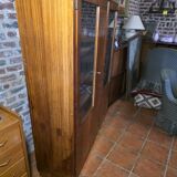 Art Deco mahogany library from the 1930s.
