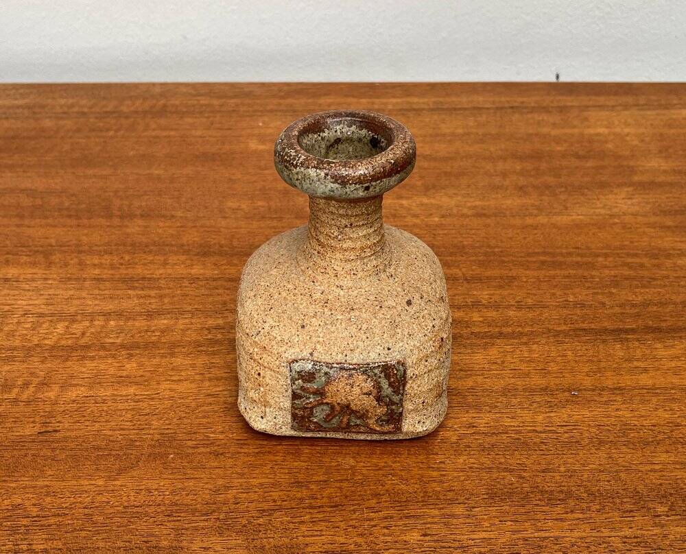 Danish vase from a pottery studio from the mid-century by Tue Poulsen, 1960s.