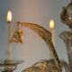 Venetian lustre in gilded Murano glass, circa 1920