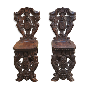 paire de chaises italiennes - anciennes