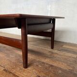 Scandinavian teak coffee table by Karl Sørlie and produced by Sørlie & Sonner 1960