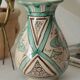 Spanish enamelled terracotta vase PUNTER 1960