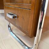 Vintage Bauhaus Oak Veneer Desk from Mücke & Melder, 1940s
