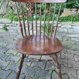 Large format chair turned wood