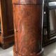 Somno empire period, flamed mahogany, anthracite Sainte-Anne marble