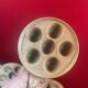 LOT DE 12 POELONS / CAQUELONS / PLATS A ESCARGOTS  6 TROUS  GRES