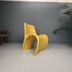 Sculptural Molded Fiberglass Chair, Europe, 1970s