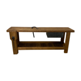 Old carpenter's workbench restored