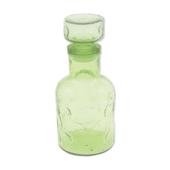 Green glass bottle