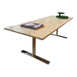 Mid-century style Carrara marble table