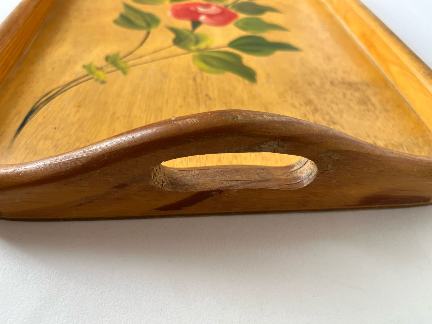Painted wooden top