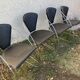 4 chaises Fil design
