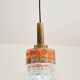 Raak glass and metal suspension 1970