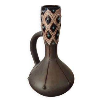 Vase carafe en céramique seconde moitié XXème