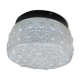 Moulded glass ceiling light