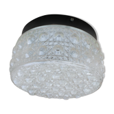 Moulded glass ceiling light