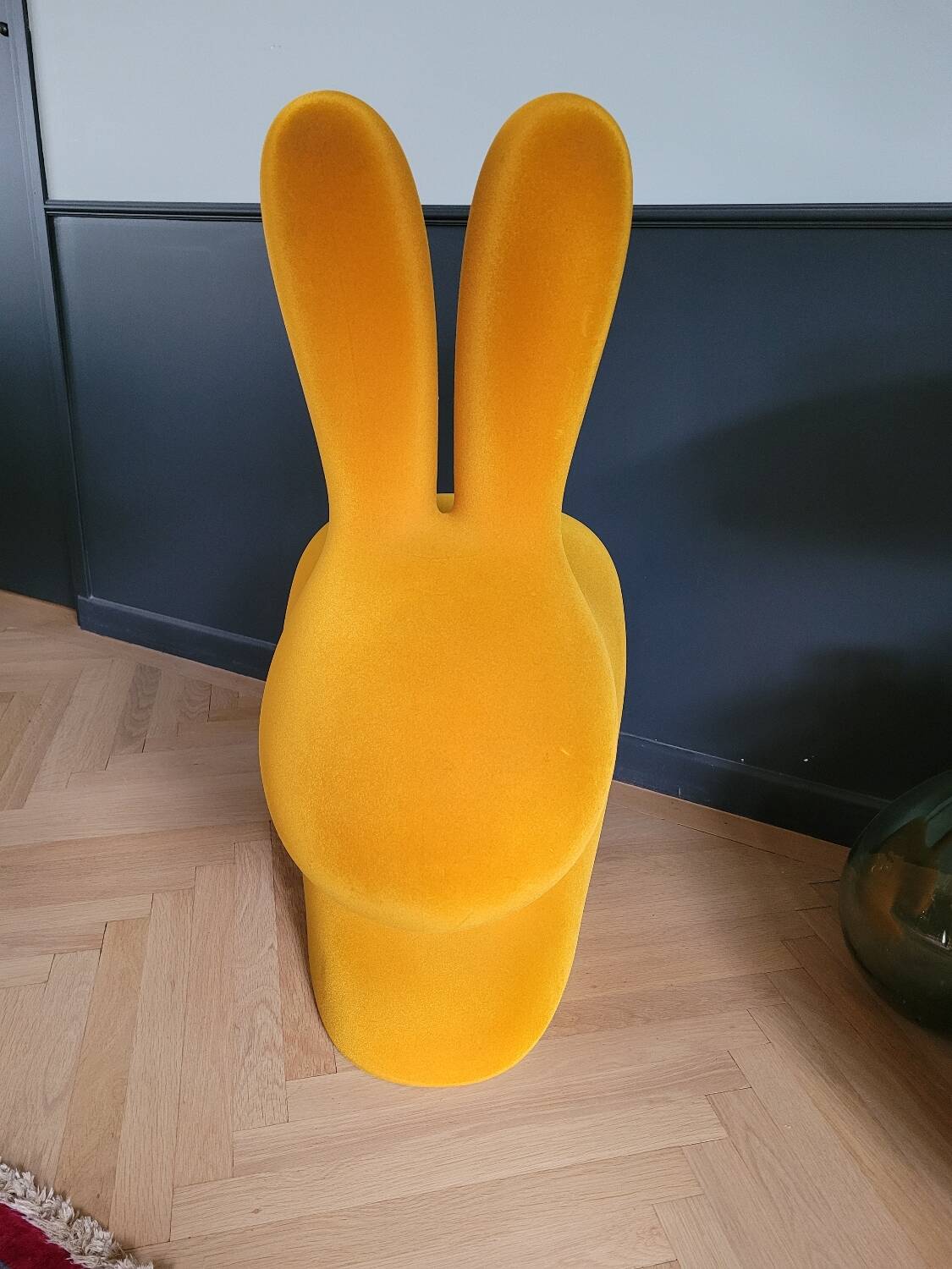 Rabbit chair by Stefano Giovannoni - Large velvet model