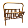 Rattan magazine holder