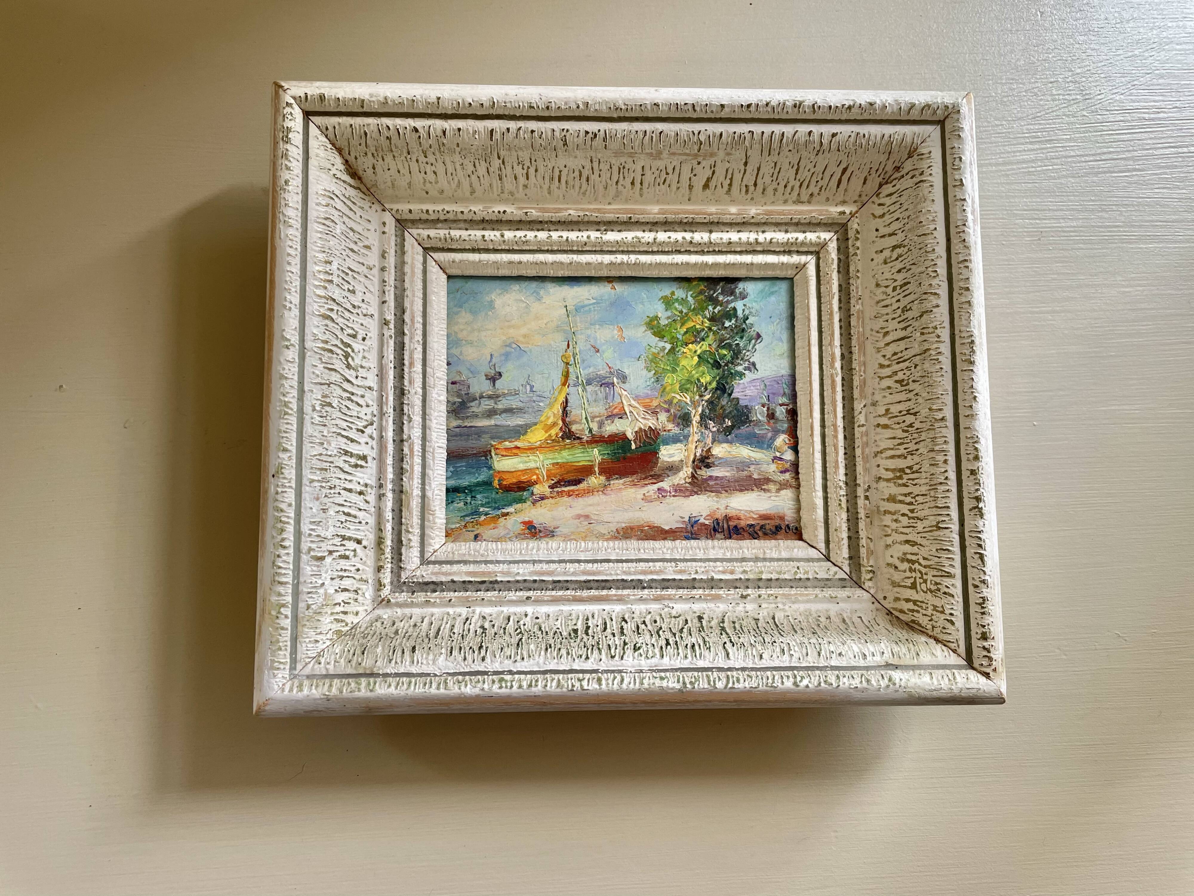 Brittany marine painting 1957