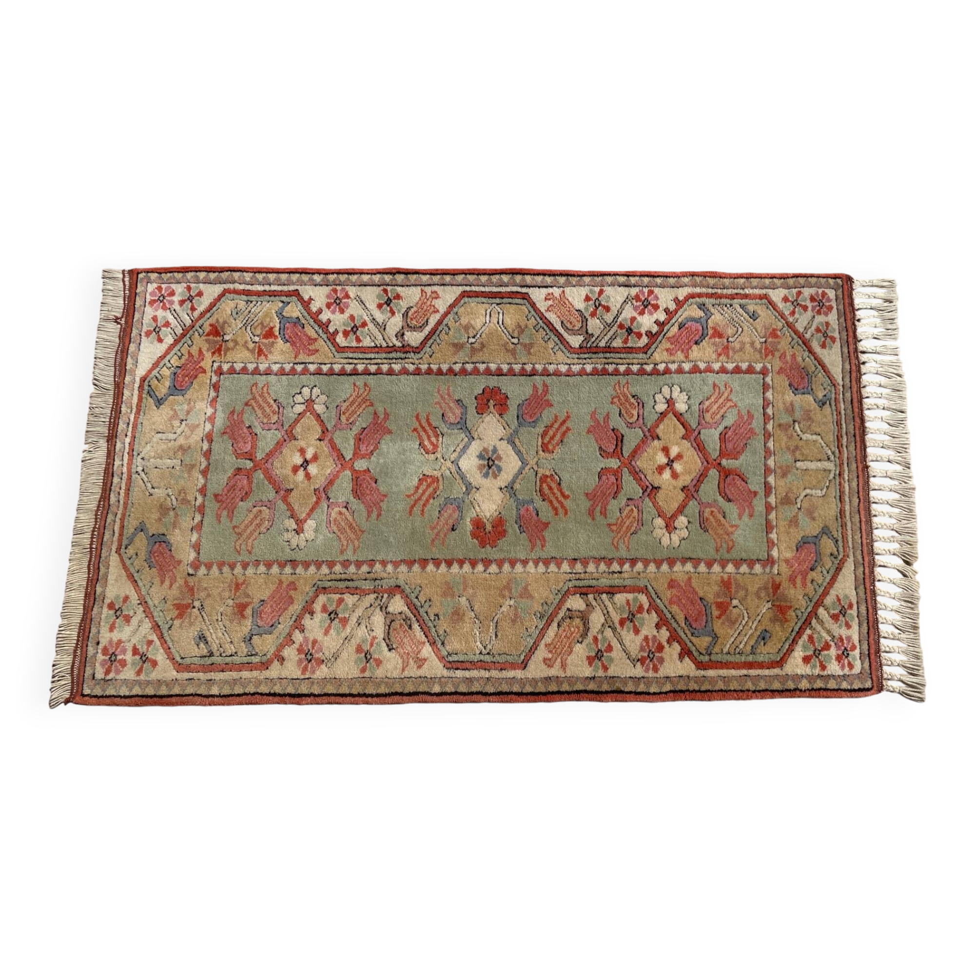 Milas oriental rug inspired by art deco