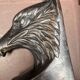 Pair of eagle bookends in patinated bronze – Art Deco style