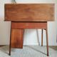 Bureau scandinave pieds compas vintage