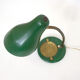 Lampe vert et or des années 50