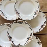 6 assiettes anciennes