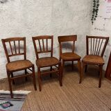 4 vintage bistro chairs