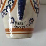 Breton pitcher Henriot Quimper Breton decoration no. 139 circa 1925-1935