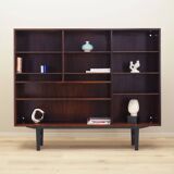 Mahogany bookcase, Danish design, 1970s, manufacturer: Omann Jun