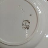 3 antique deep plates from Badonviller