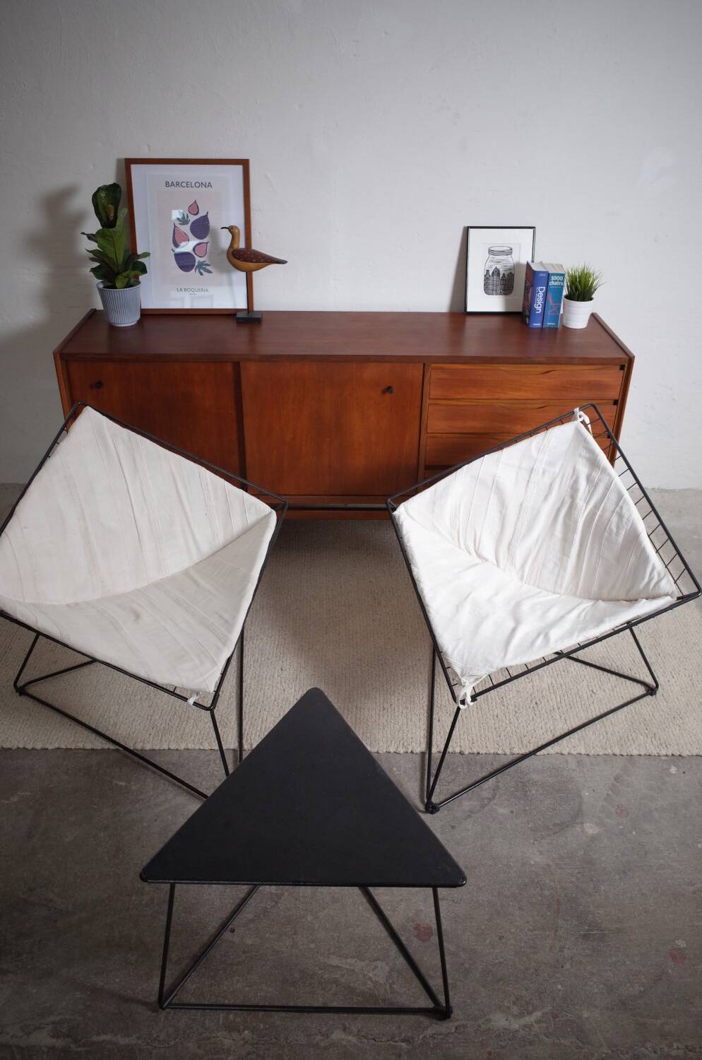 2 x OTI Gammelgaard Diamond Sessel + Tisch