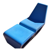 Fauteuil et ottoman de Wiel Arets pour Quinze & Milan vintage