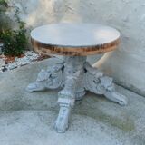 Patinated coffee table