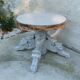 Patinated coffee table