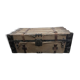 Old travel vintage trunk wood and hardware