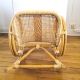 Rocking chair child design 70s