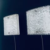 Glass Sconce Wall Lamps from Bur Leuchten, 1960s, Set of 2