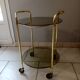 Desserte laiton dorée  vintage années 50-60