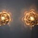 Pair of wall lamps by WILLA, geometric glass, Germany, 1960